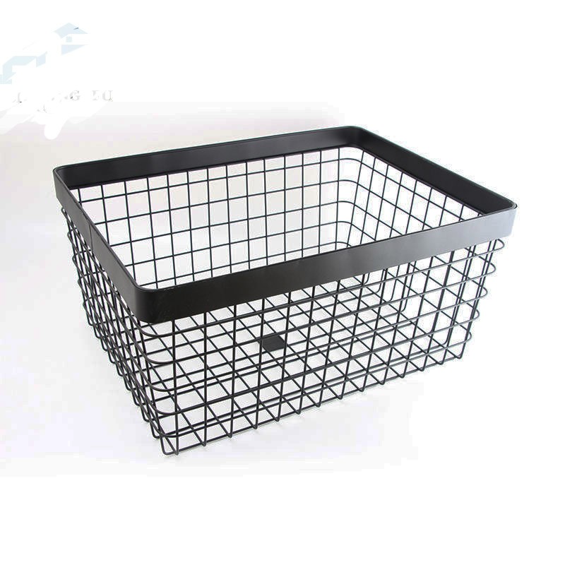 Stackable wire mesh basket storage