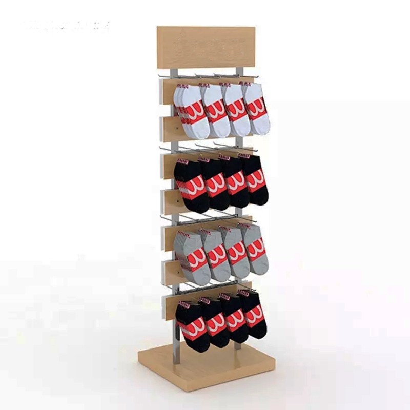 Durable  wooden sock display stand